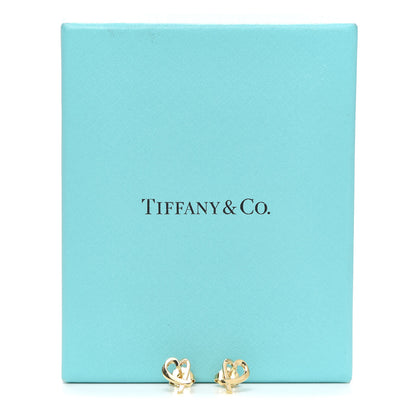 Tiffany 18K Yellow Gold Mini Paloma Picasso Loving Heart Earrings 5 of 5