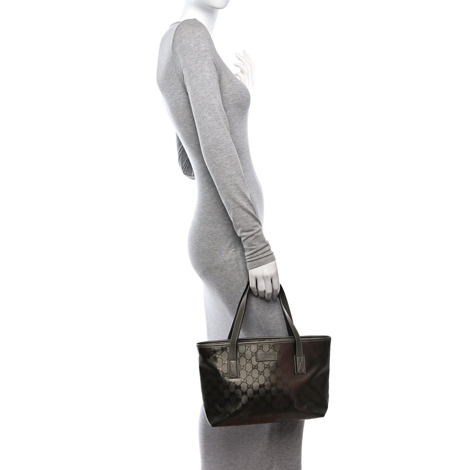Gucci Imprime Monogram Small Joy Tote Gold 2 of 12