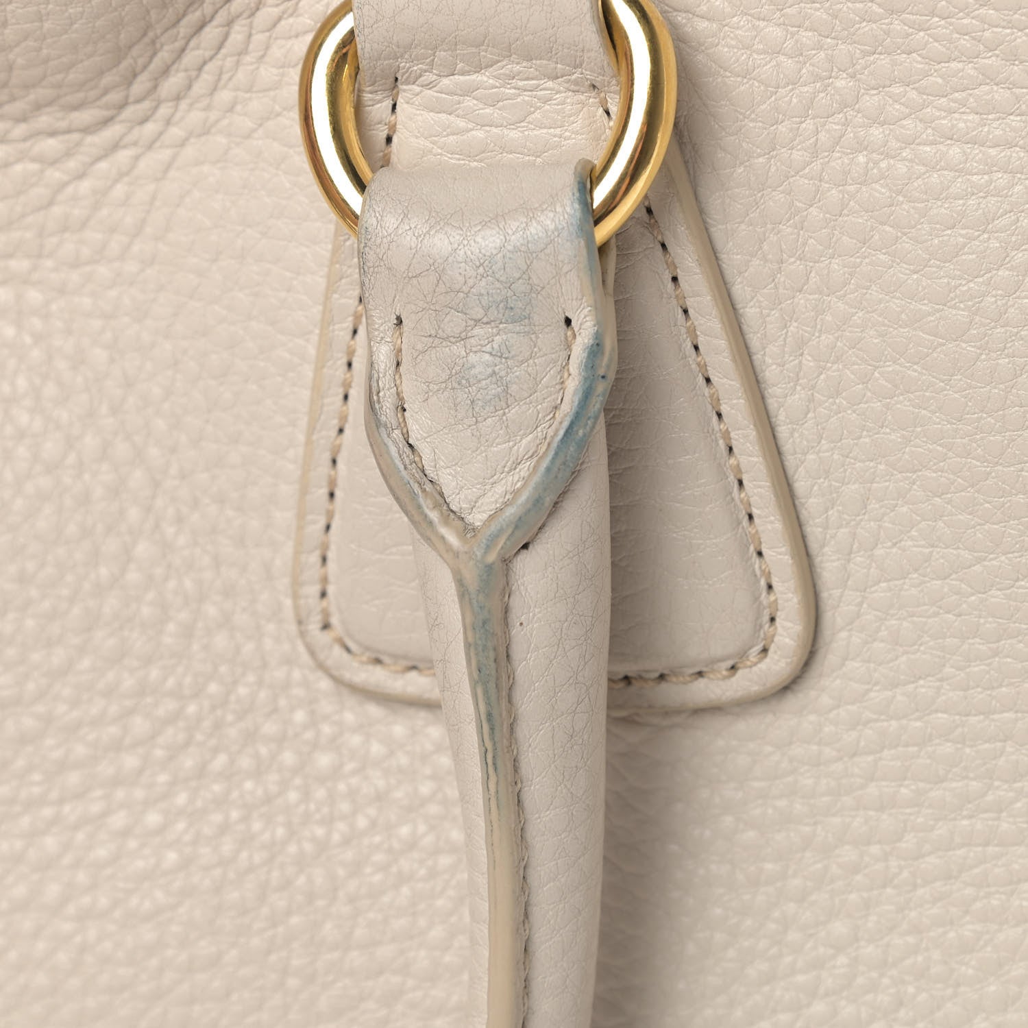 Prada Vitello Daino Tote Talco 14 of 14
