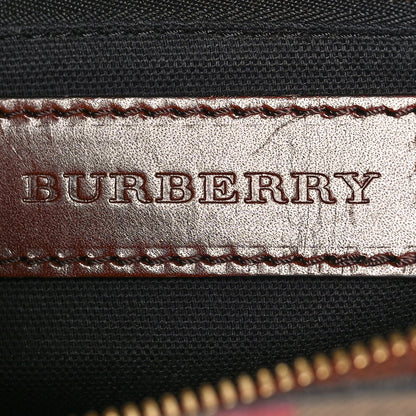 Burberry House Check Bridle Calfskin Medium Alchester Bowling Bag Dark Tan 6 of 9
