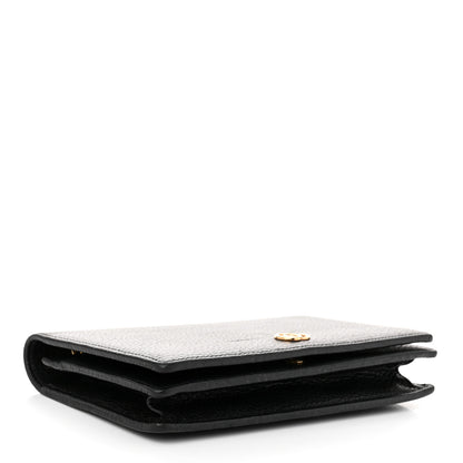 Gucci Calfskin Mini GG Marmont Chain Wallet Black 4 of 11