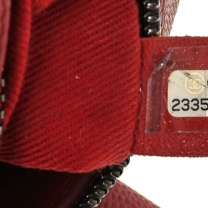 Chanel Caviar Quilted Small Coco Handle Bowling Bag Red 7 of 10