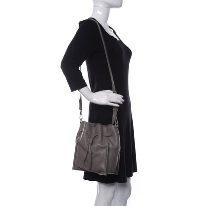 3.1 Phillip Lim Calfskin Small Scout Bucket Bag Pebble 2 of 10