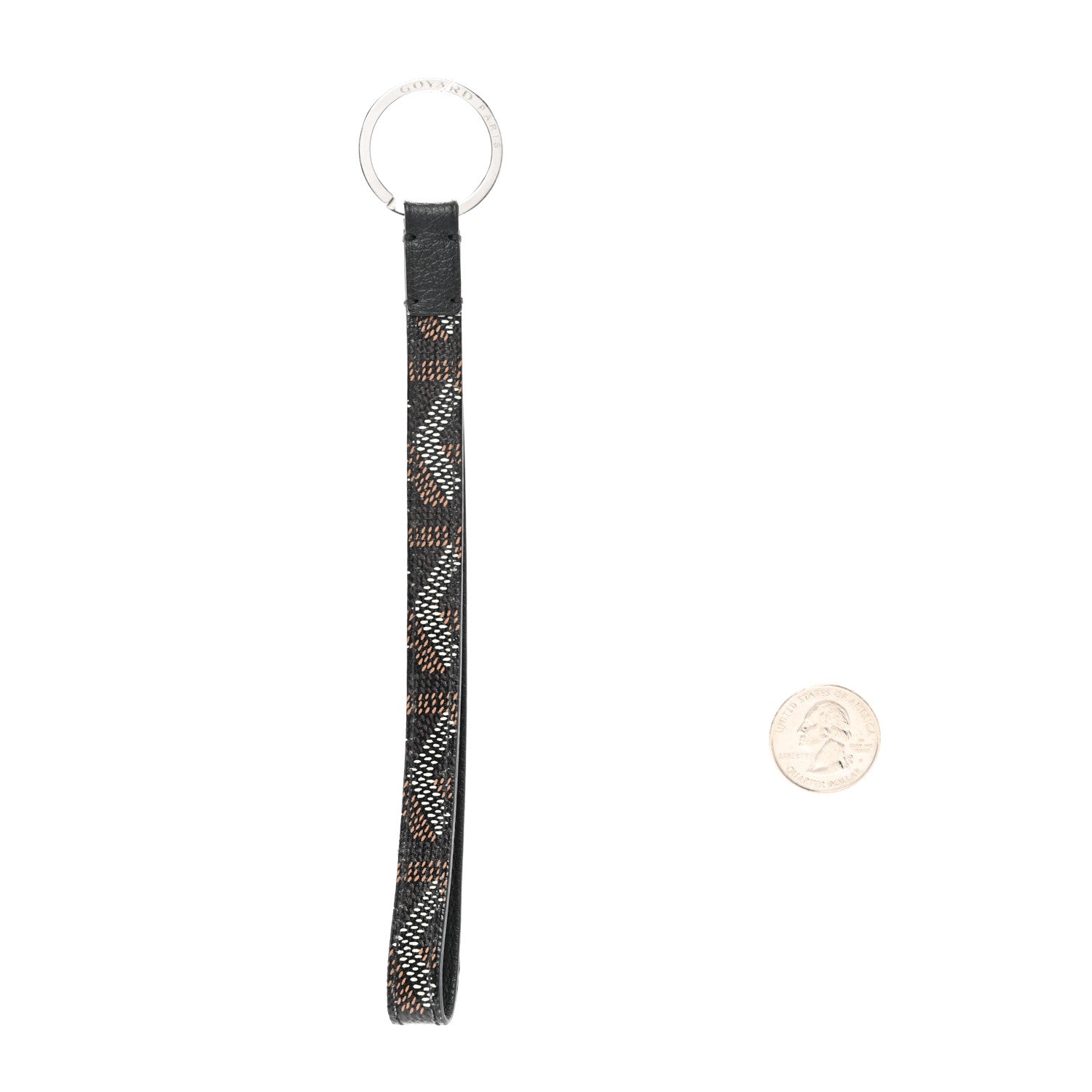 Goyard Goyardine Sesame Key Holder Black 2 of 4