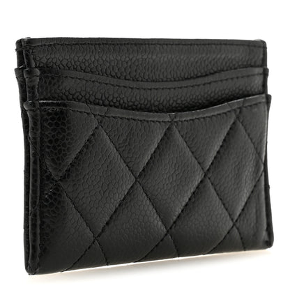 Chanel Caviar Quilted Card Holder Black 3 of 13