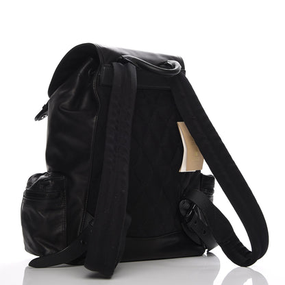 Burberry Weatherproof Leather Large Rucksack Backpack Black 3 of 9