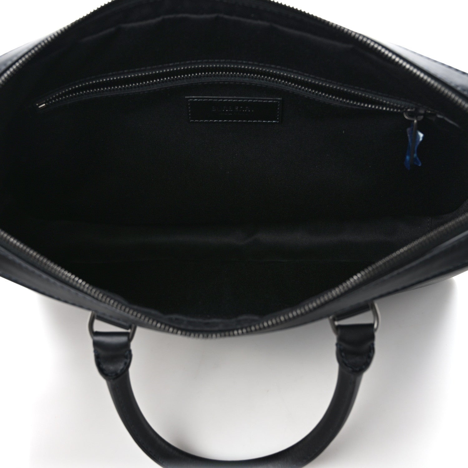 Burberry London Check Ainsworth Briefcase Dark Charcoal 5 of 9