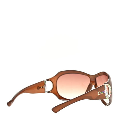 Gucci Horsebit Floral Sunglasses GG 2900/S Brown 4 of 7