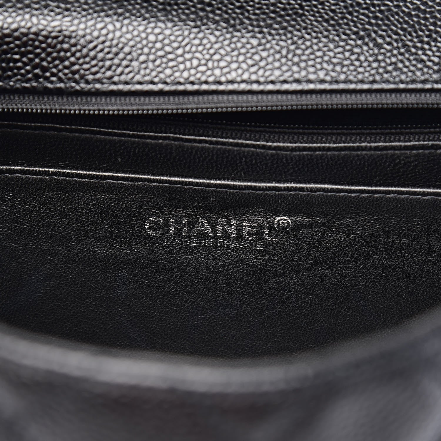 Chanel Caviar Quilted Jumbo Kelly Flap Black 6 of 12