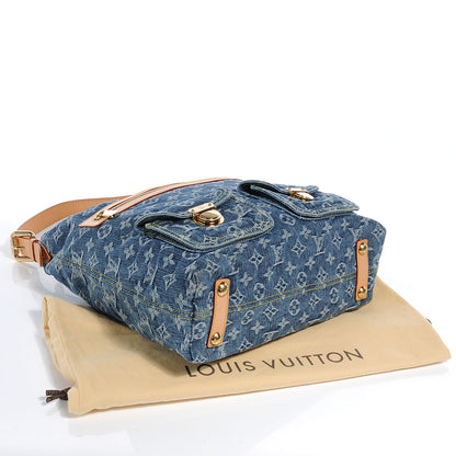 Louis Vuitton Denim Baggy GM Blue 4 of 7