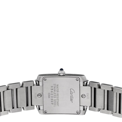 Cartier Stainless Steel 20mm Tank Francaise Quartz Watch 4 of 4