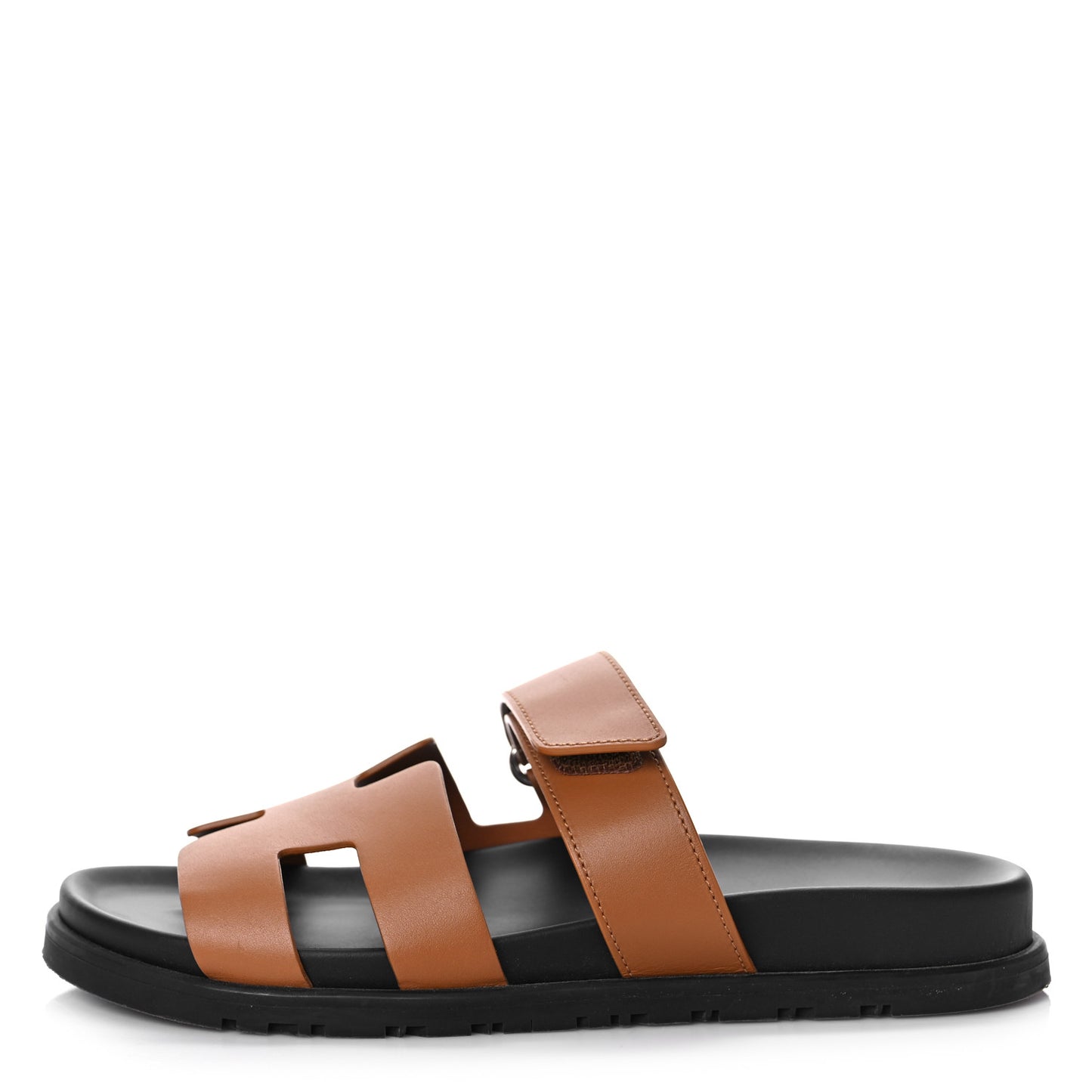Calfskin Womens Chypre Sandals 38.5 Gold