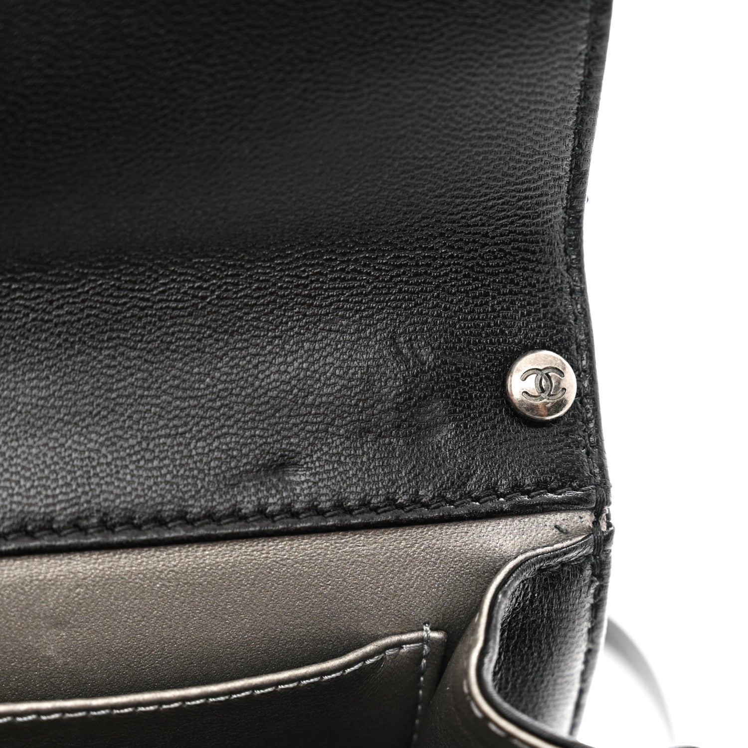 Chanel Goatskin Quilted Chic Pearls Flap Black 11 of 11