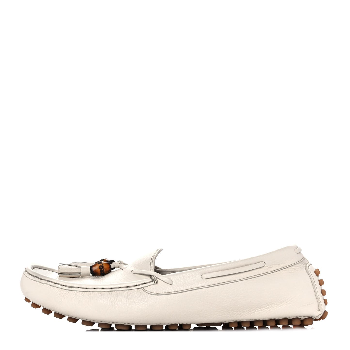 Calfskin Womens Loafers 39.5 White