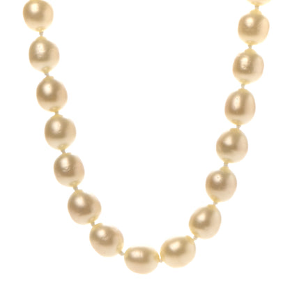 Chanel Pearl Crystal Short Necklace Gold 1 of 10