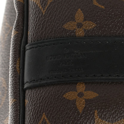 Louis Vuitton Monogram Macassar Keepall Bandouliere 45 6 of 9
