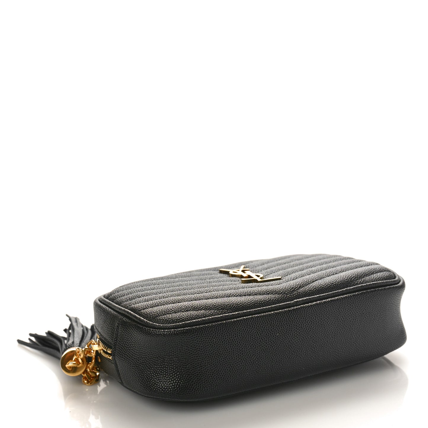 Grain De Poudre Matelasse Monogram Mini Lou Camera Bag Black