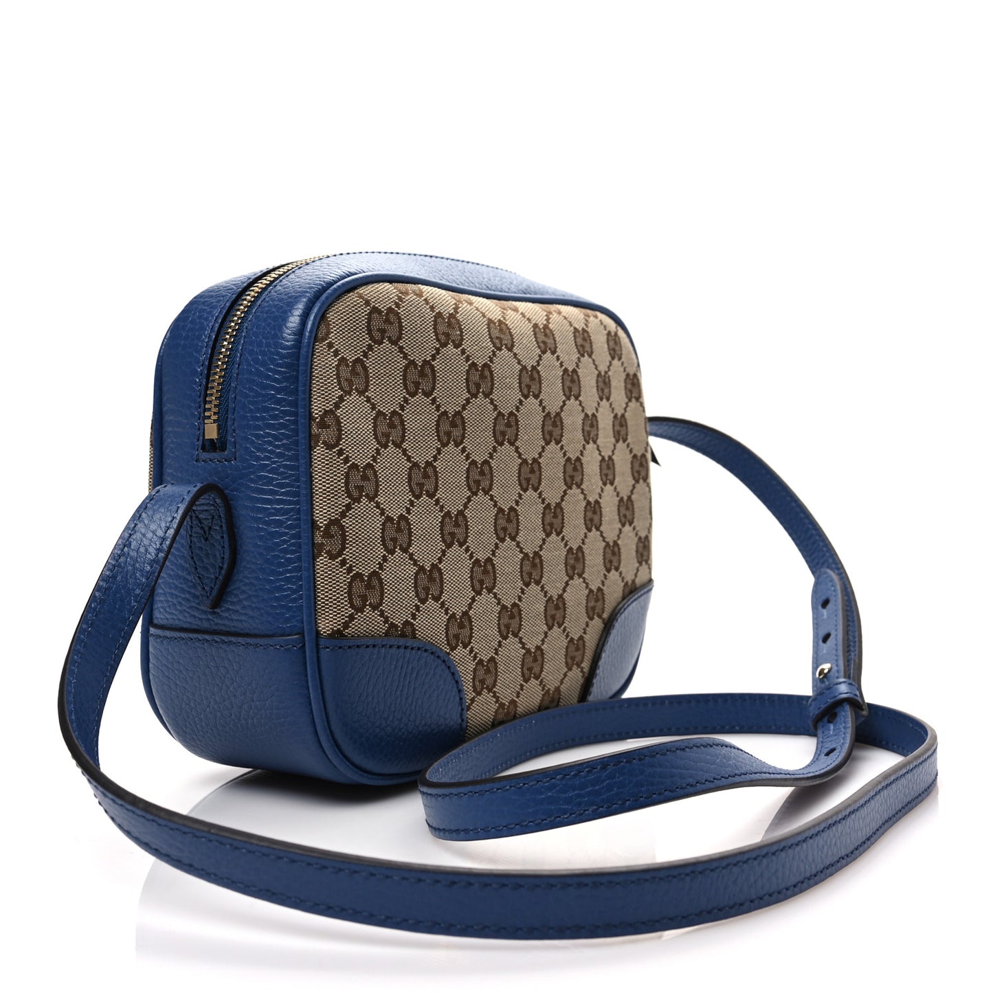 Monogram Dollar Calfskin Mini Bree Messenger Bag Beige Ebony Caspian