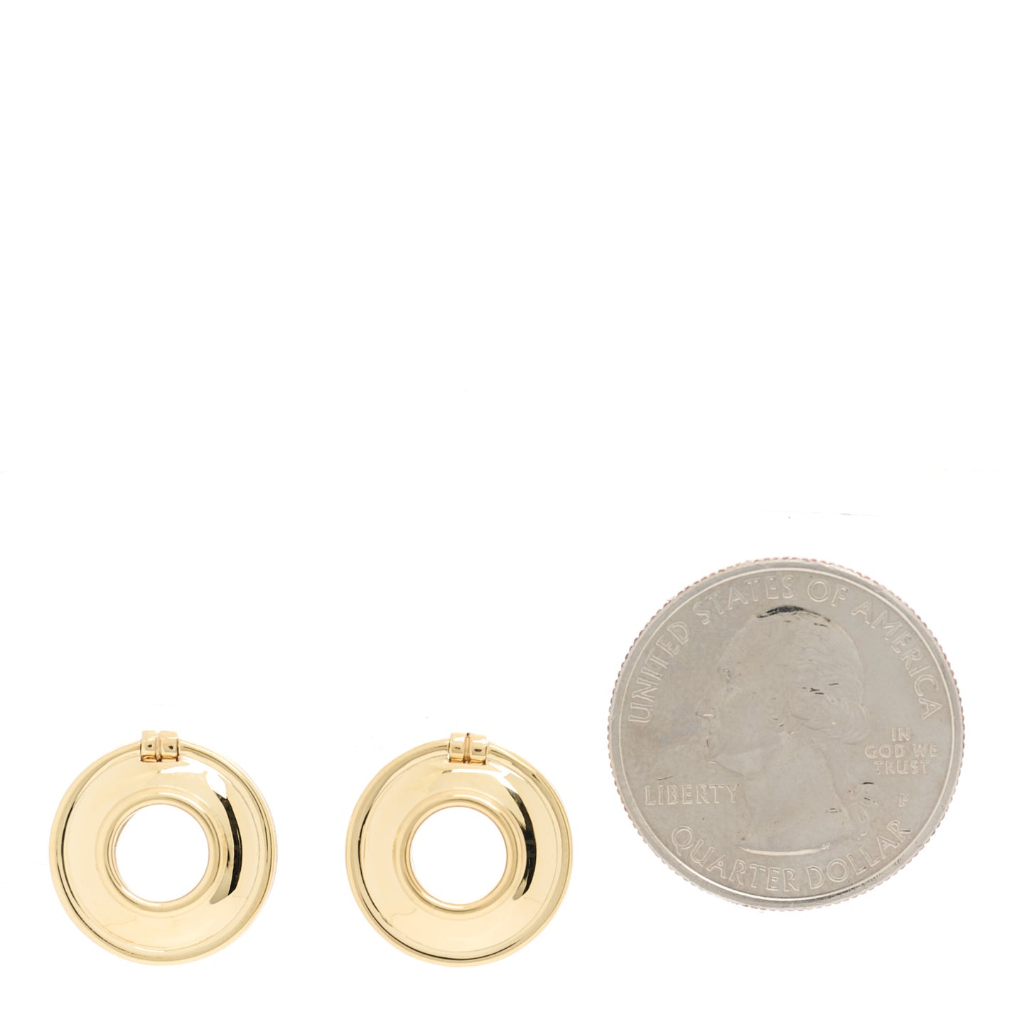 Sterling Silver 18K Yellow Gold Paloma Picasso Magic Disc Earrings