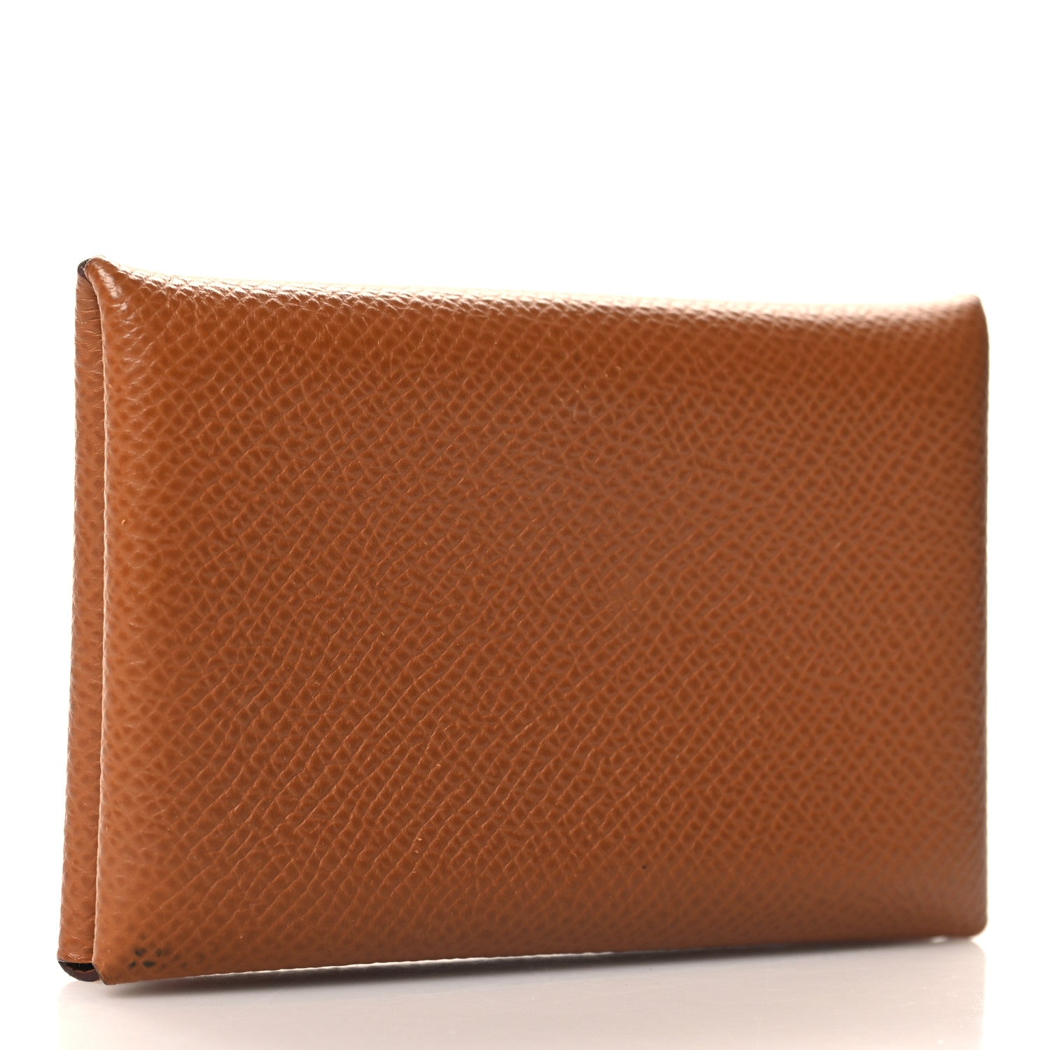 Hermes Epsom Calvi Card Case Gold 3 of 11