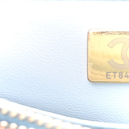 Chanel Caviar Quilted Small Coco Handle Flap Light Blue 8 of 12