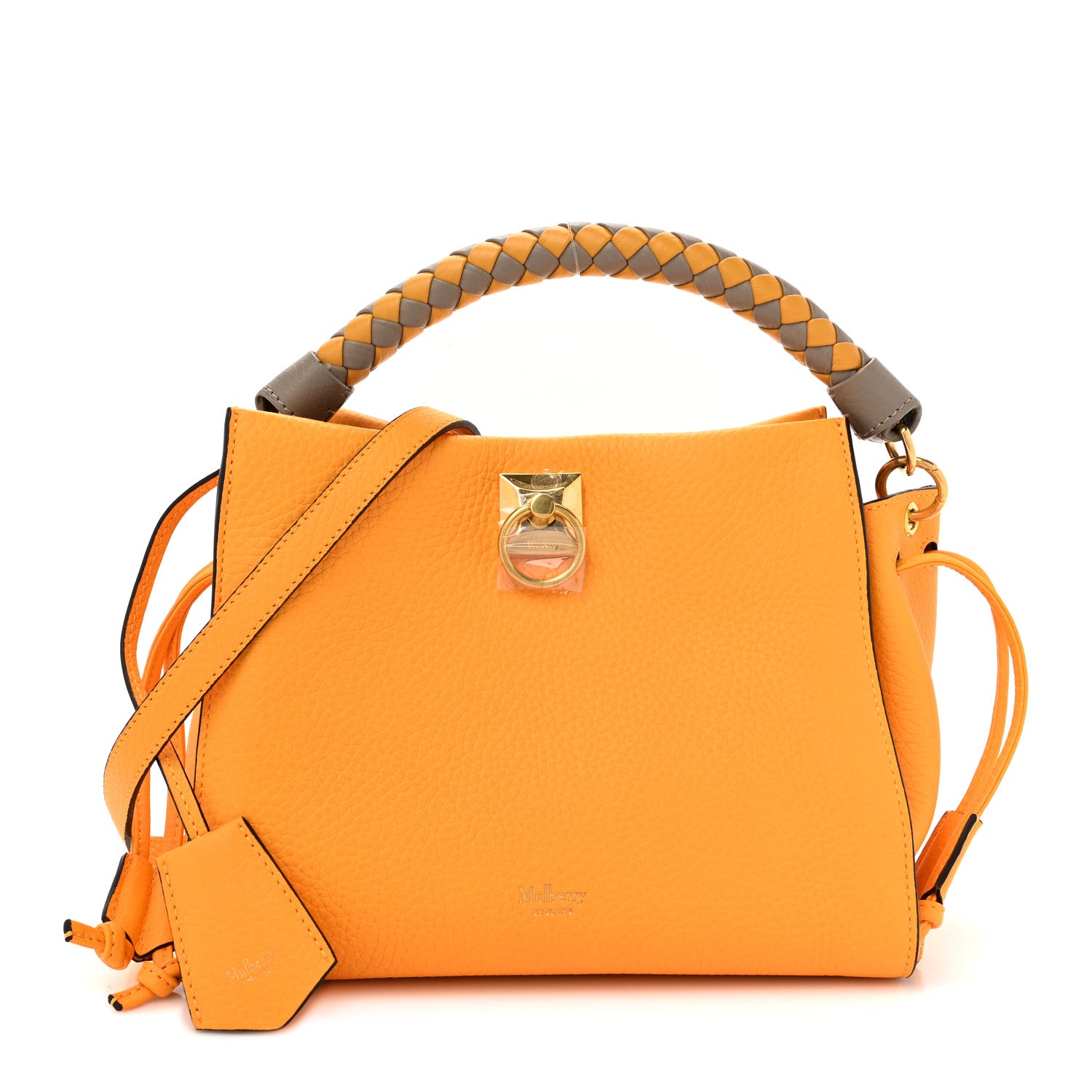 Mulberry Heavy Grain Small Iris Tote Double Yellow 1 of 10
