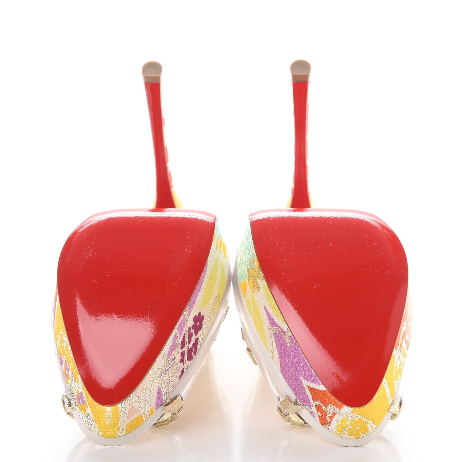 Christian Louboutin PVC Specchio Tissu Kyoto Fictoire 150 Platform Pumps 37 Multicolor 5 of 8