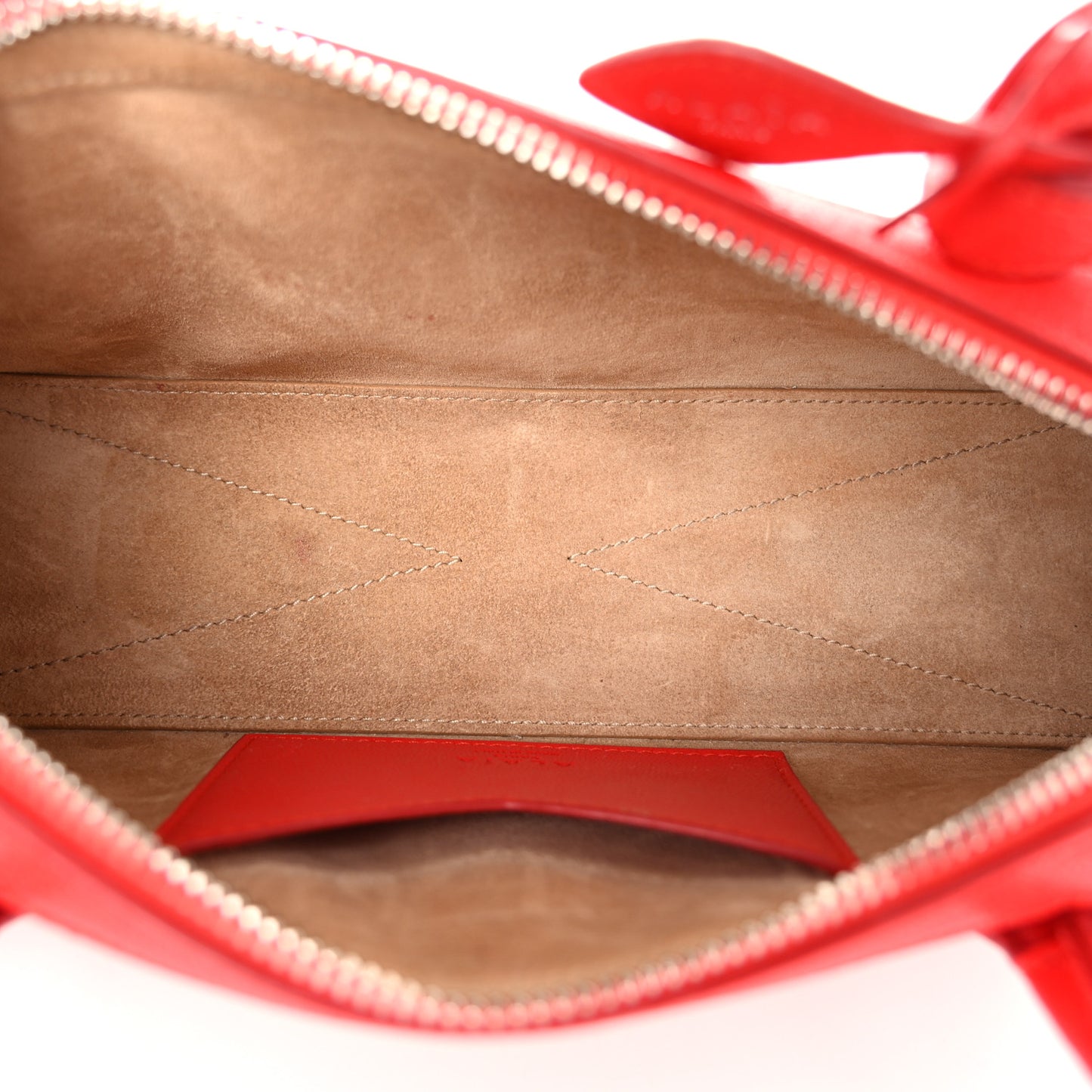 Goatskin Small Le Teckel Bag Rouge