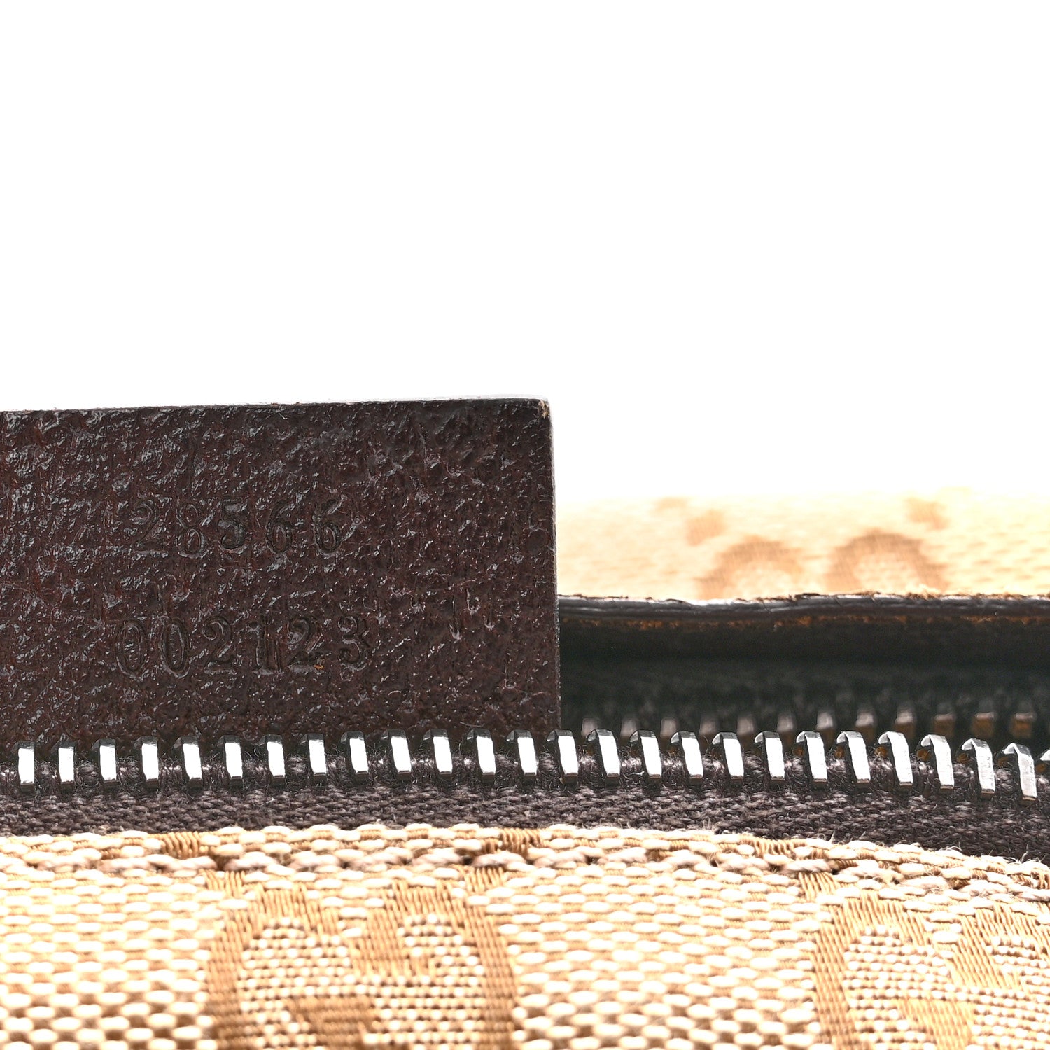 Gucci GG Monogram Double Pocket Belt Bag Dark Brown 7 of 13