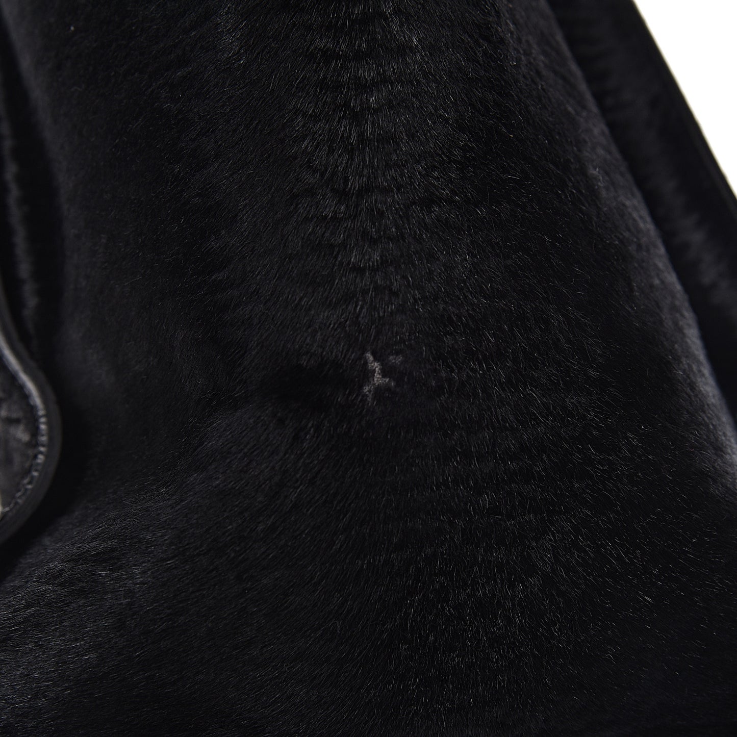 Astrakhan Pony Hair Medium Phantom Luggage Black