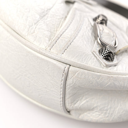 Balenciaga Agneau Arena Le Cagole Shoulder Bag XS Optic White 10 of 20