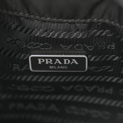 Prada Saffiano Tessuto Nylon Vela Bucket Wristlet Black 6 of 10