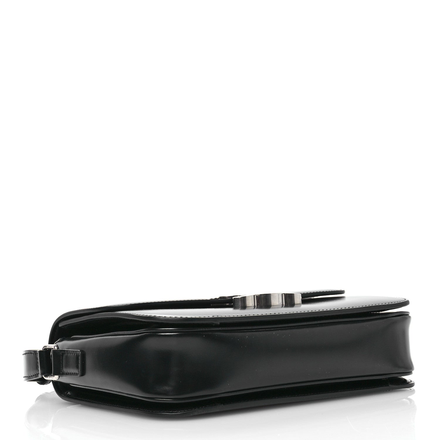 Celine Shiny Calfskin Medium Triomphe Black 4 of 11