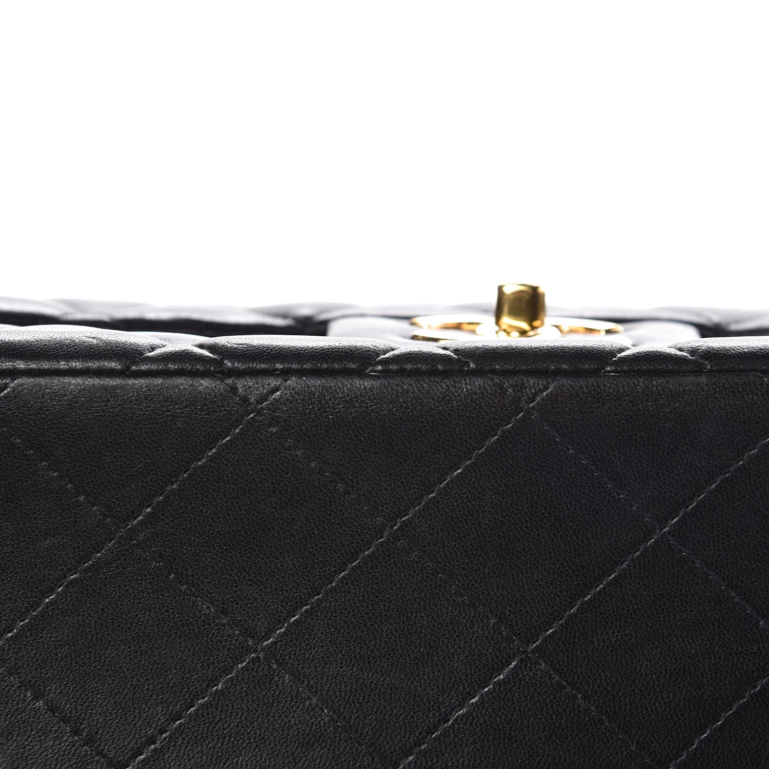 Chanel Lambskin Quilted Maxi Double Flap Black 10 of 17
