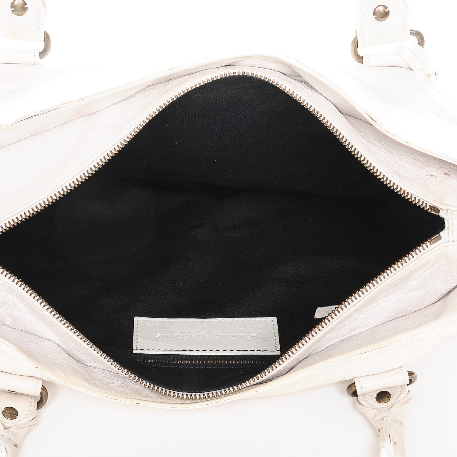 Balenciaga Chevre Classic Hardware Purse White 5 of 9