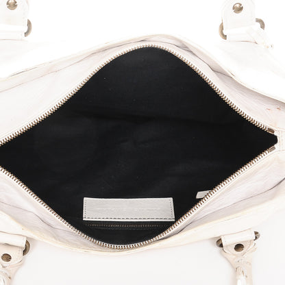 Balenciaga Chevre Classic Hardware Purse White 5 of 9