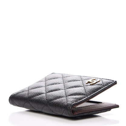 Chanel Caviar Quilted Card Holder Wallet Black 4 of 8