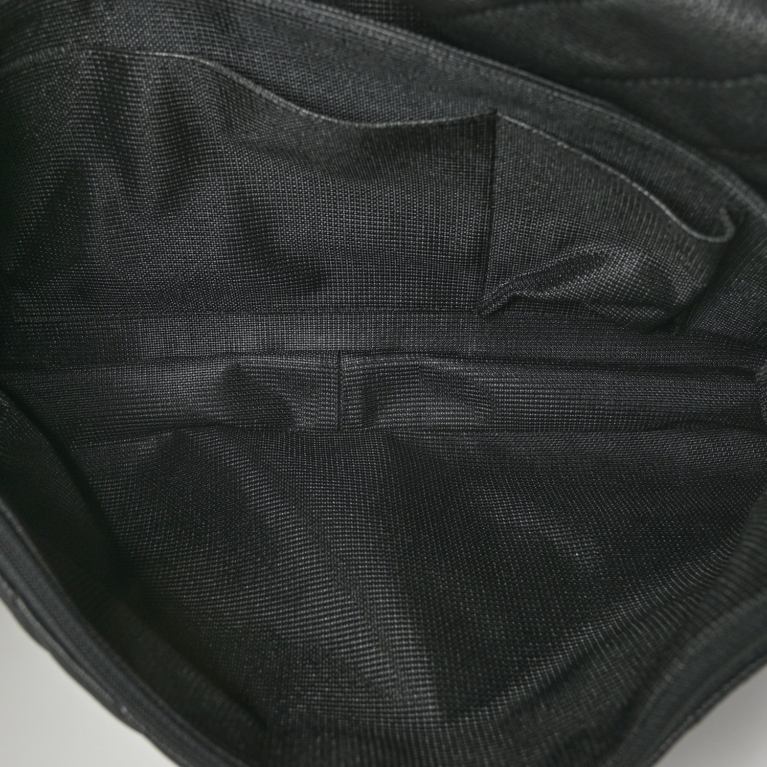Chanel Calfskin Chevron Quilted XXL Travel Flap Bag Black 5 of 11