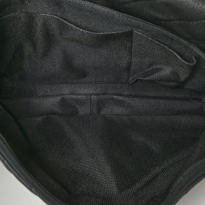 Chanel Calfskin Chevron Quilted XXL Travel Flap Bag Black 5 of 11