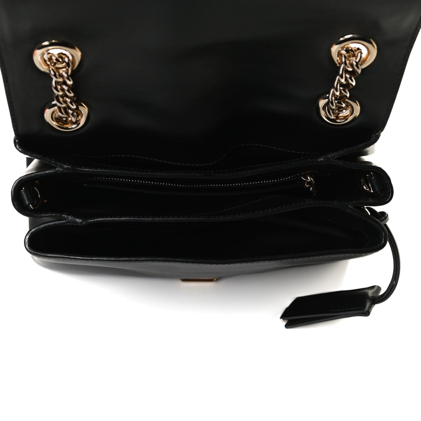 Soft Calfskin Top Handle Satchel Black