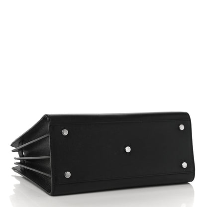 Saint Laurent Grained Calfskin Small Sac De Jour Black 5 of 14