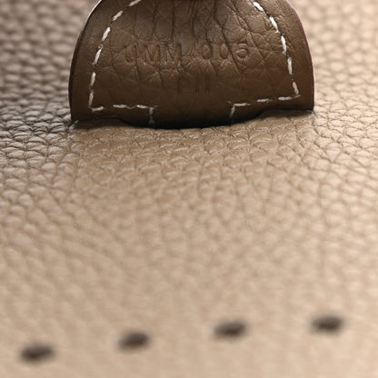 Hermes Taurillon Clemence Evelyne III PM Etoupe 7 of 10