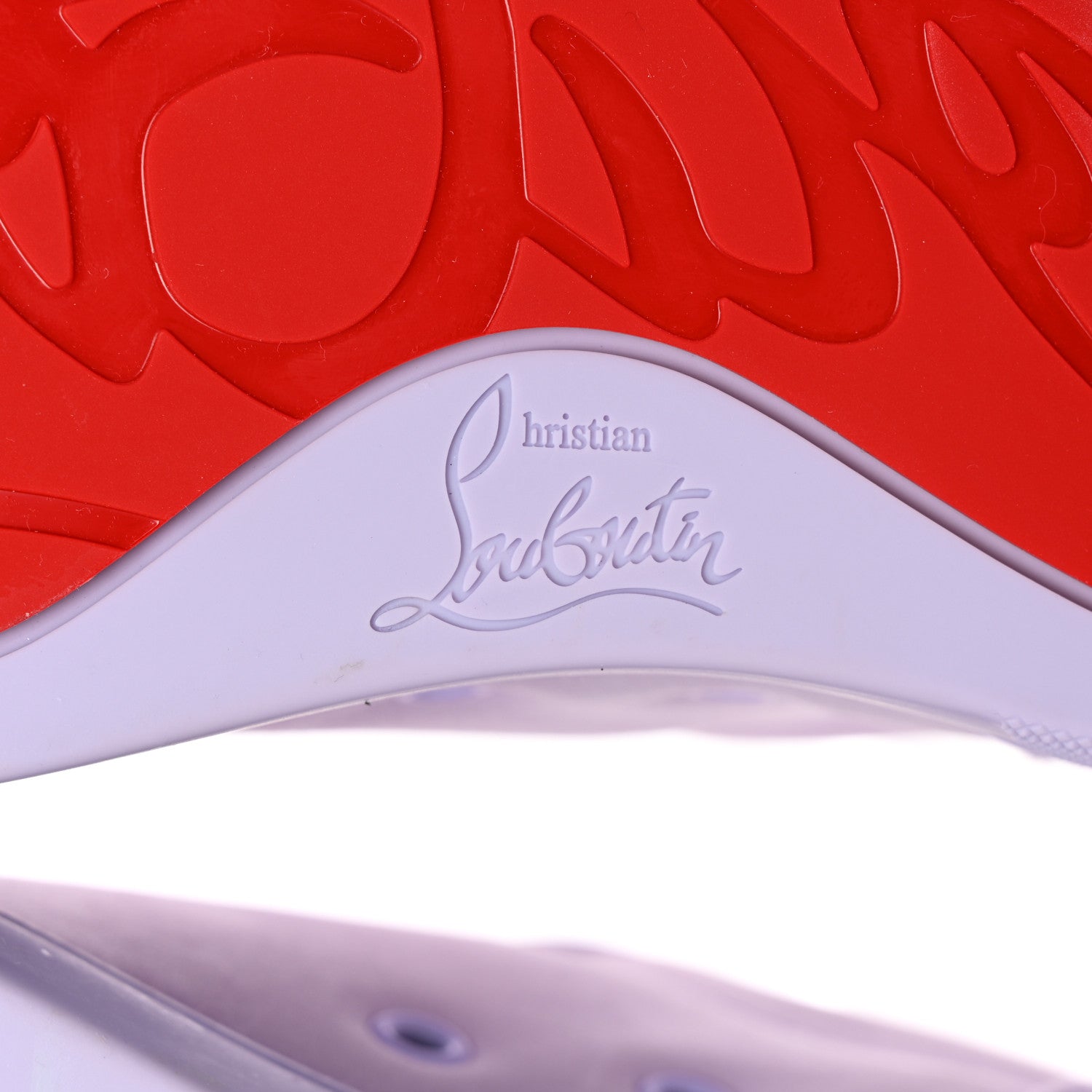 Christian Louboutin Veau Velours Louis Junior Flat Sneakers 40 Lilac Smoke 6 of 16