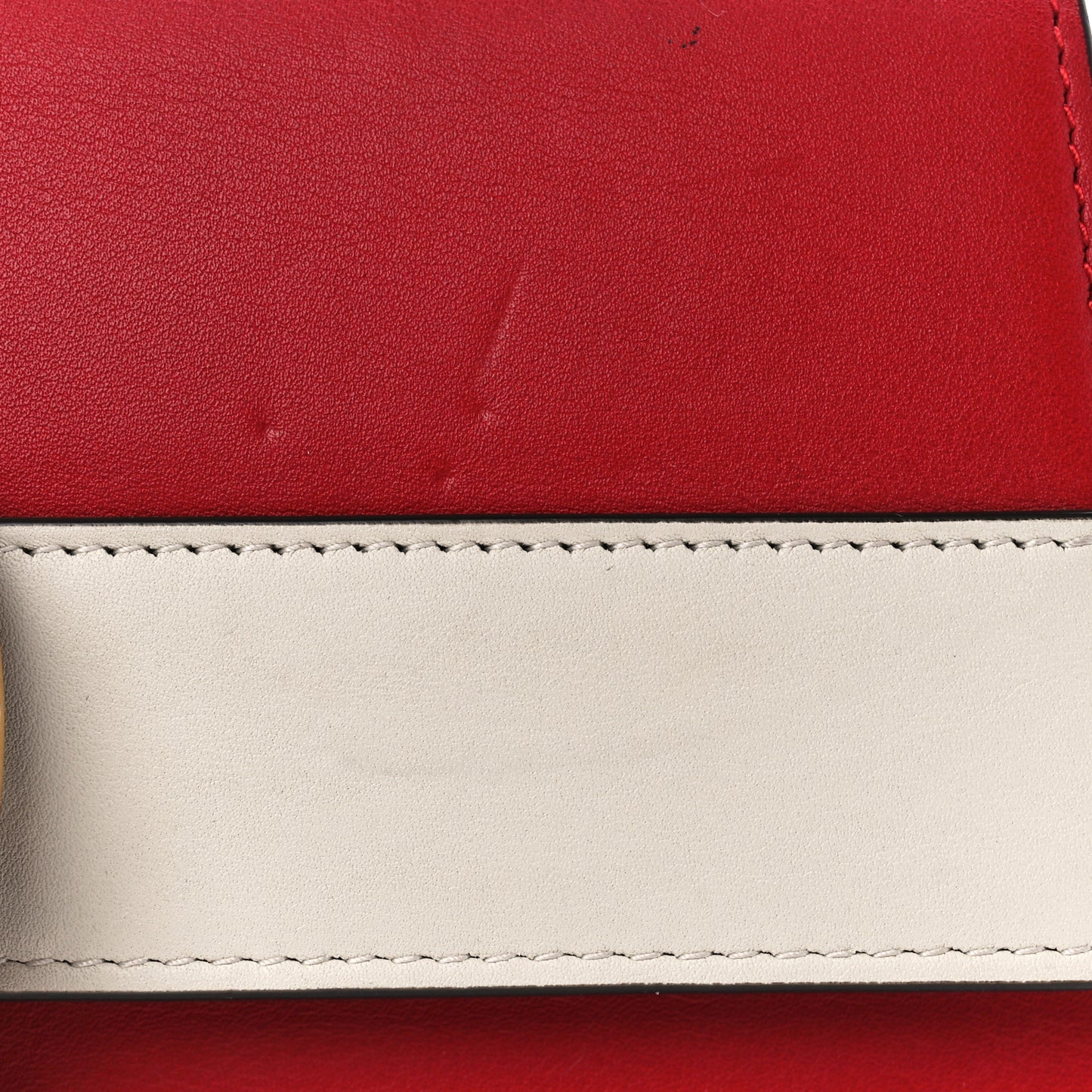 Calfskin Bamboo Web Medium Dionysus Top Handle Bag Red White Blue