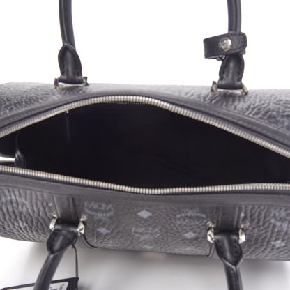 MCM Visetos Medium Essential Boston Bag Black 5 of 8