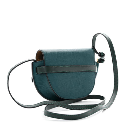 Loewe Grained Calfskin Mini Gate Crossbody Bag Petroleum Blue Cypress 3 of 10