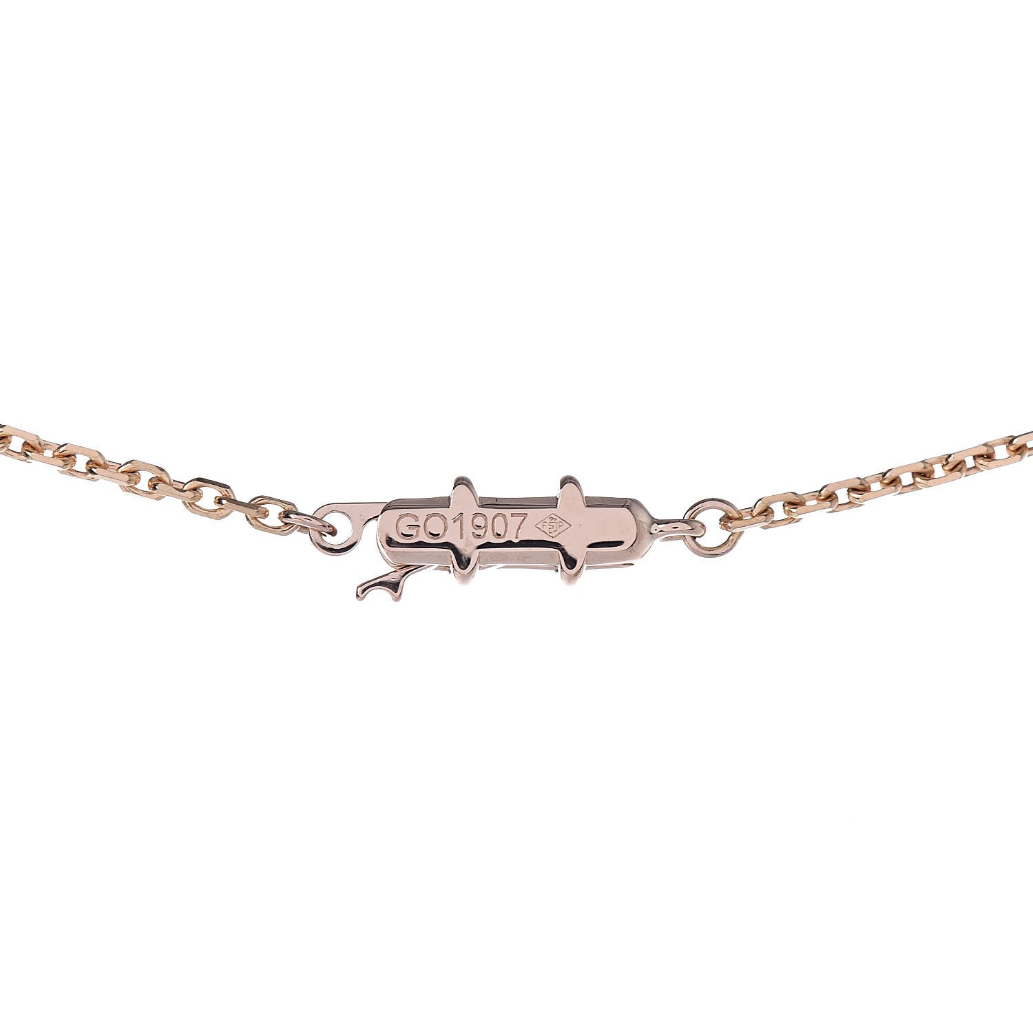 Cartier 18K Pink Gold Medium Hearts and Symbols Necklace 6 of 7