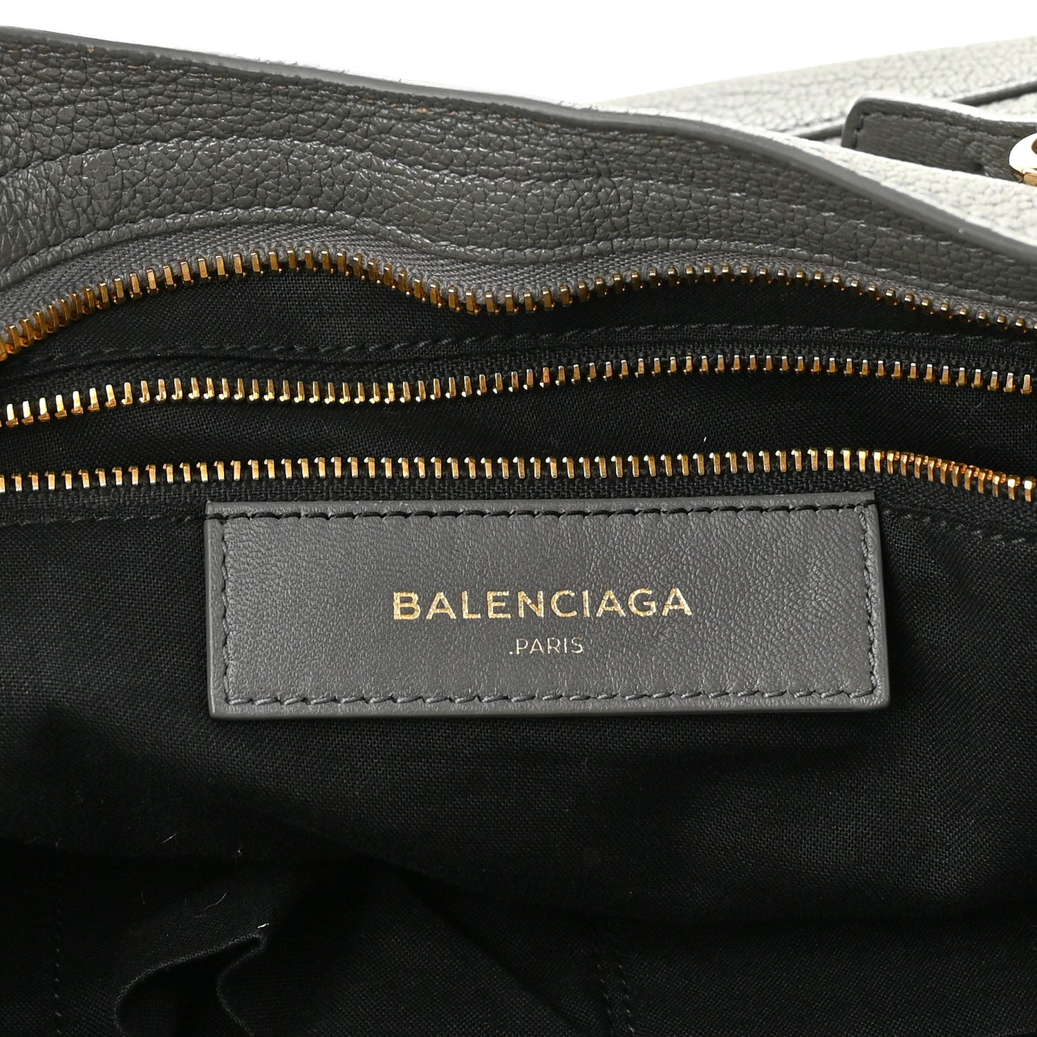 Balenciaga Chevre Gold Metallic Edge Hardware City Gris Acier 6 of 10