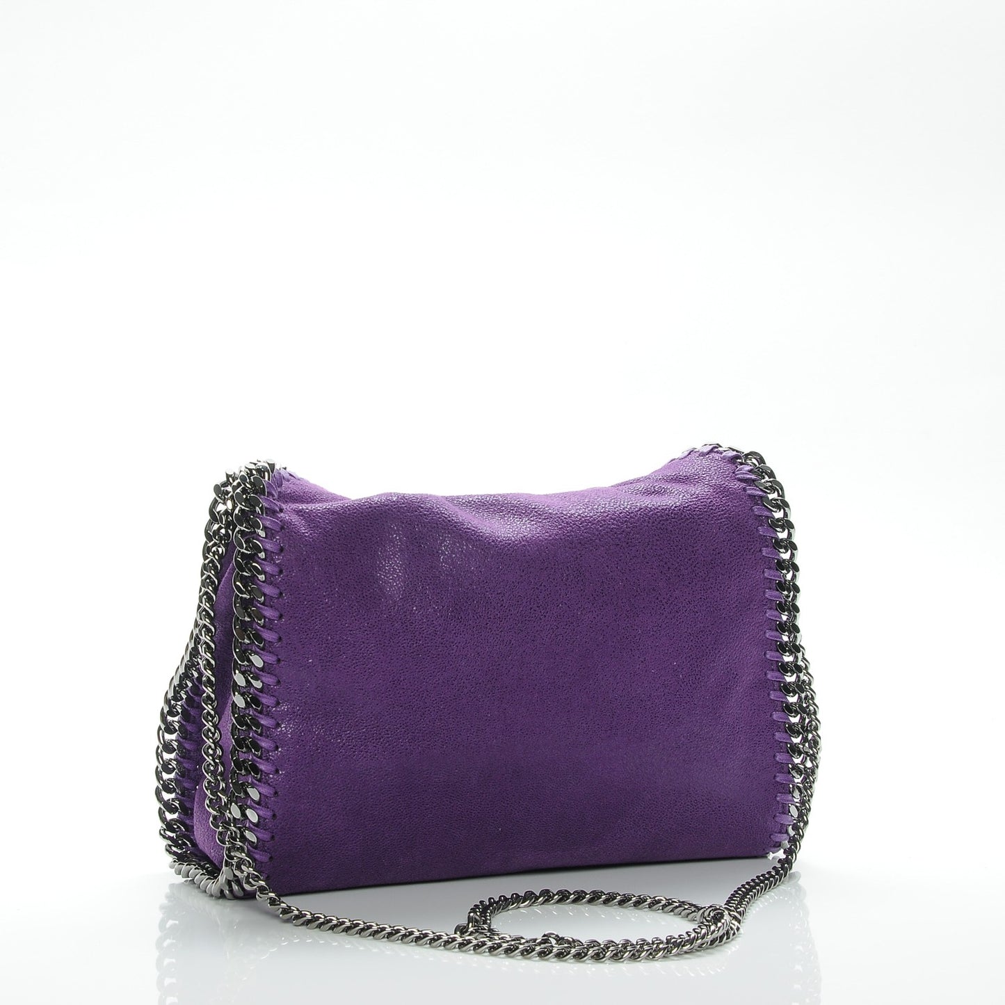 Shaggy Deer Mini Falabella Tote Bright Purple