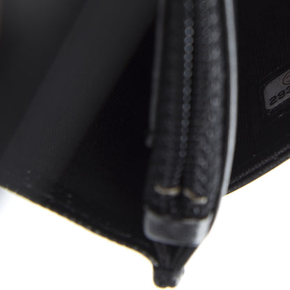 Chanel Caviar Chevron Quilted Vintage Mademoiselle Wallet On Chain WOC Black 8 of 12